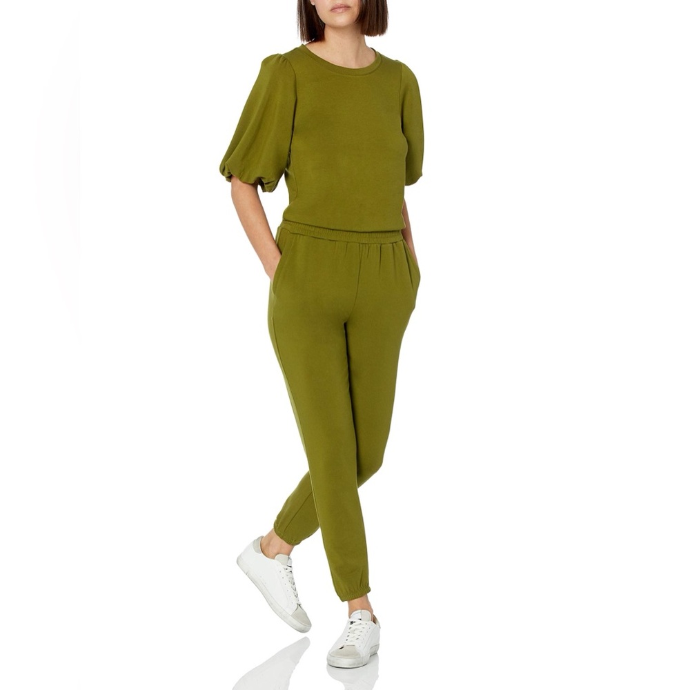 Daily Ritual Puff Sleeve Jumpsuit